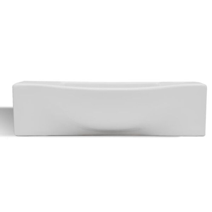 Umywalka ceramiczna biała 45x25x12 cm - 73% taniej