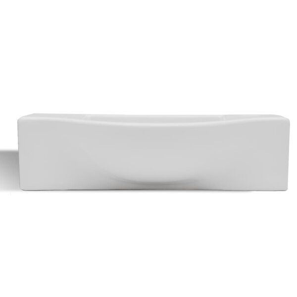 Umywalka ceramiczna biała 45x25x12 cm - 73% taniej