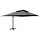Parasol ogrodowy wiszący 400x300 cm antracytowy - 83% taniej