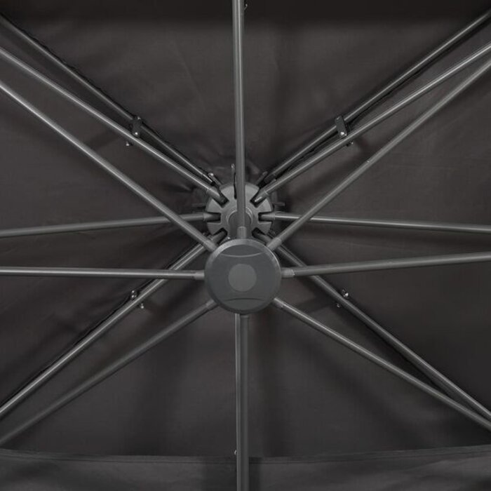 Vidaxl Parasol ogrodowy wiszący 400x300 cm antracytowy - 83% taniej