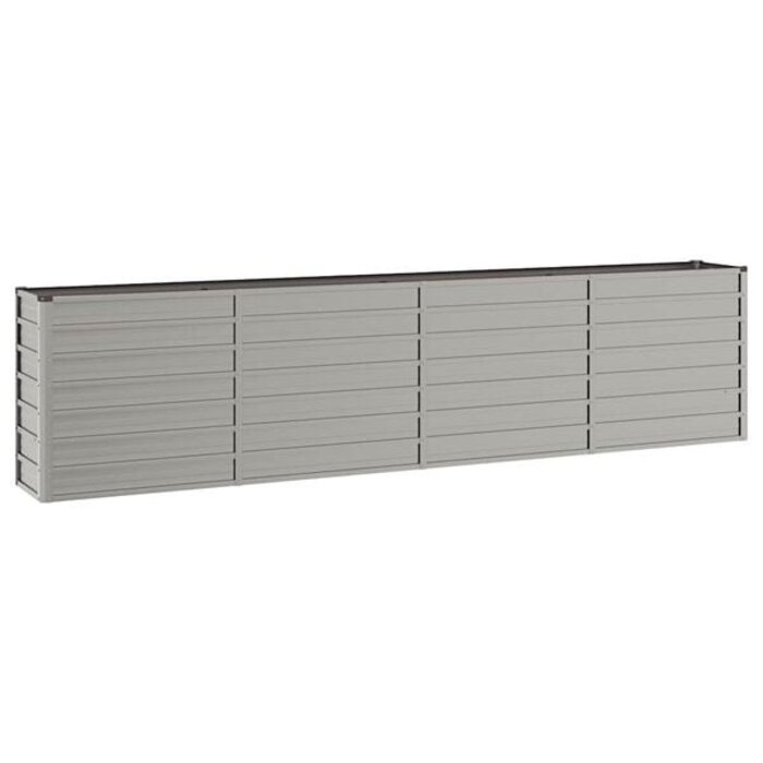Podwyższona grządka ze stali corten 320x40x77 cm - 80% taniej