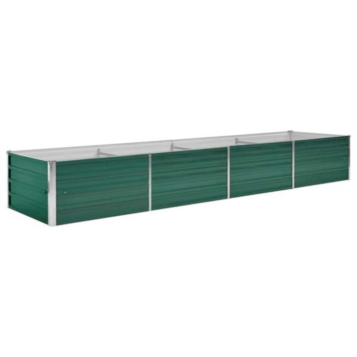 Podwyższona grządka ogrodowa 320x80x45cm zielona - 78% taniej