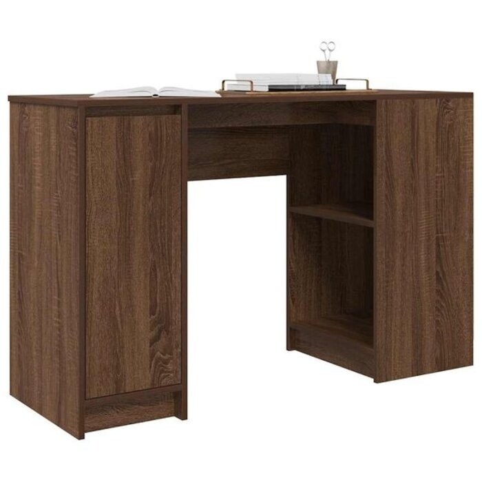 Vidaxl Biurko 120x42x76 cm w kolorze dębu brązowego - 71% taniej