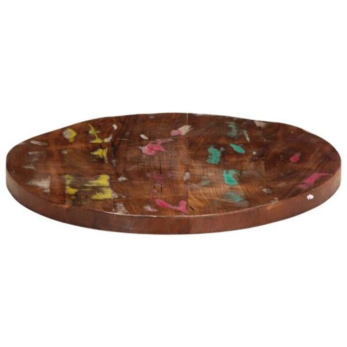 Vidaxl Okrągły blat z litego drewna 60x2,5 cm - Outlet 71% taniej