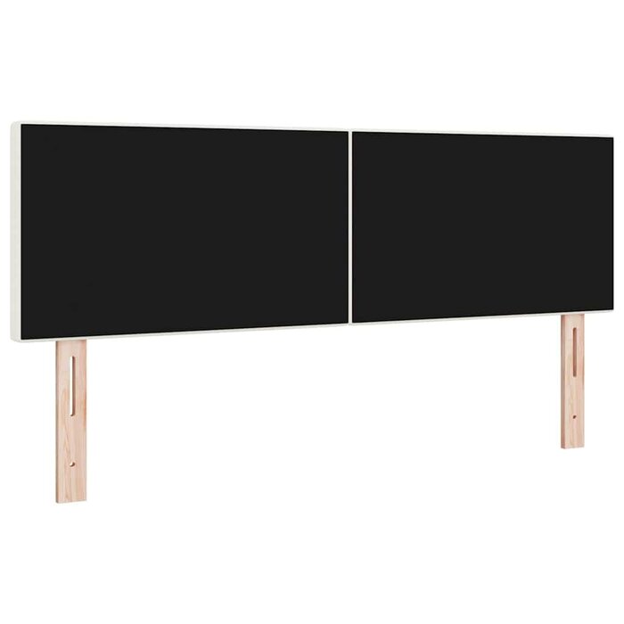 Vidaxl Kremowy zagłówek sztruksowy 160 cm - 77% taniej