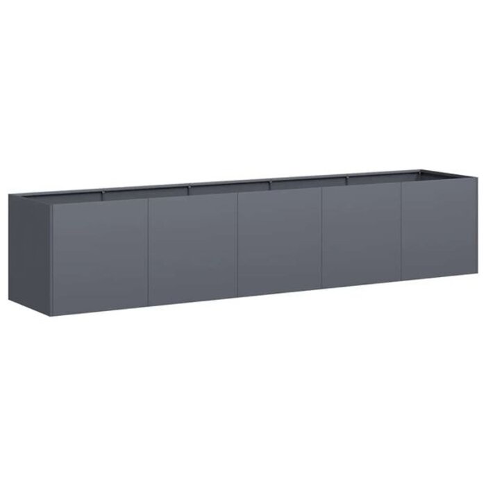 Vidaxl Nowoczesna donica ogrodowa stalowa 200x40x40 cm - 79% taniej