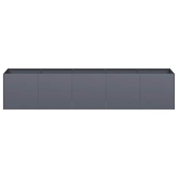 Vidaxl Nowoczesna donica ogrodowa stalowa 200x40x40 cm - 79% taniej