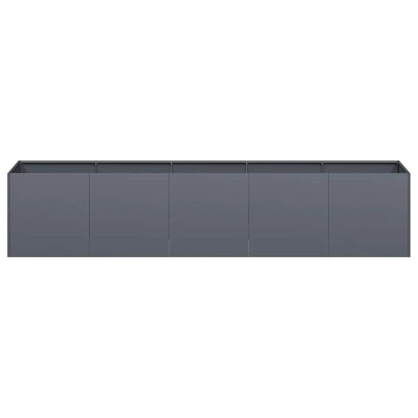 Vidaxl Nowoczesna donica ogrodowa stalowa 200x40x40 cm - 79% taniej