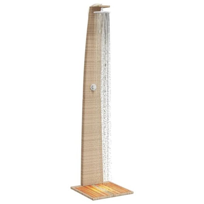 Prysznic ogrodowy z drewna akacjowego 55x60x224cm - 76% taniej