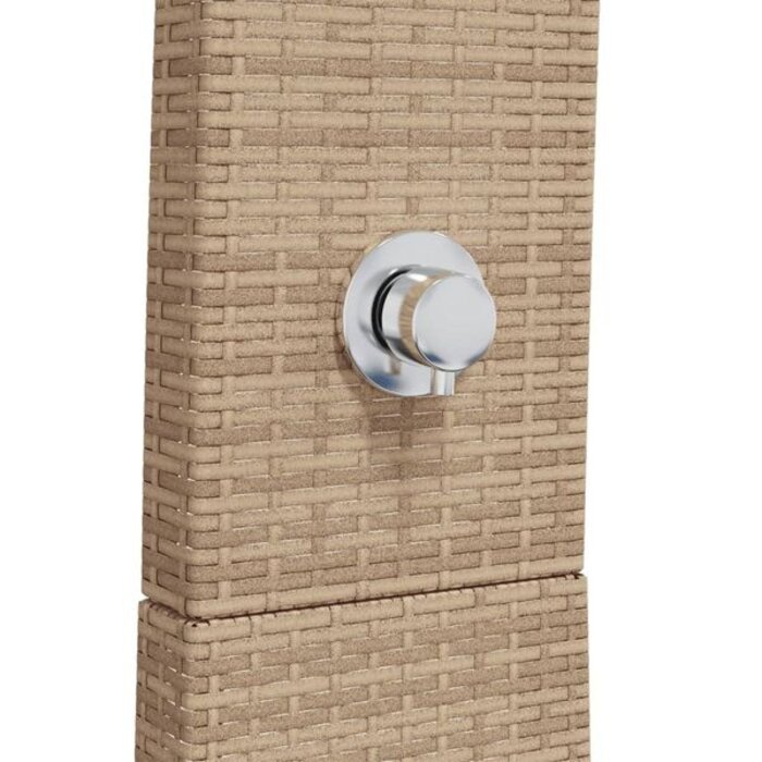 Prysznic ogrodowy z drewna akacjowego 55x60x224cm - 76% taniej