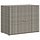 Szafka ogrodowa z technorattanu 100x55,5x80 cm szara - 77% taniej