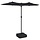 Parasol ogrodowy LED 316x240 cm - czarny - 77% taniej