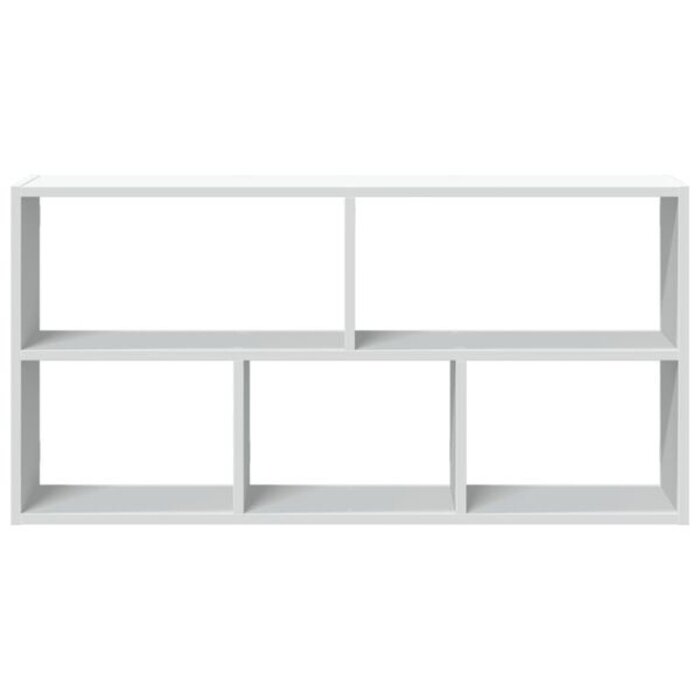 Biała półka ścienna 100x25x50 cm - 82% taniej