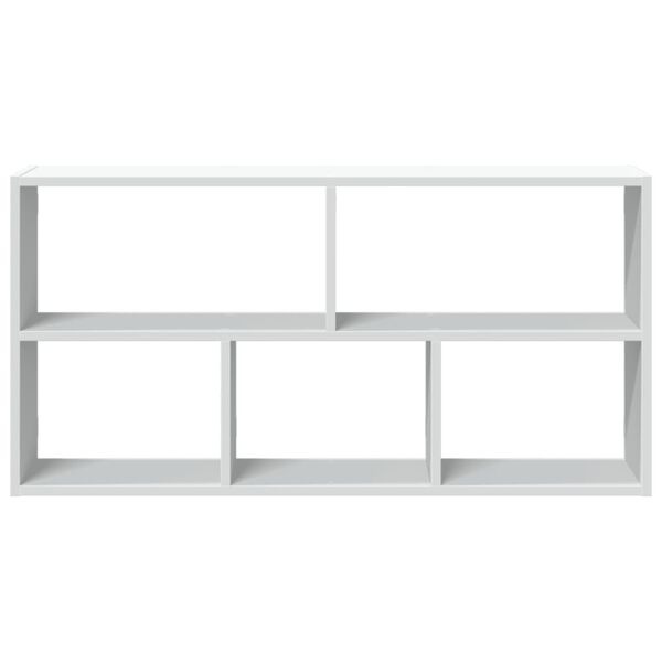 Biała półka ścienna 100x25x50 cm - 82% taniej