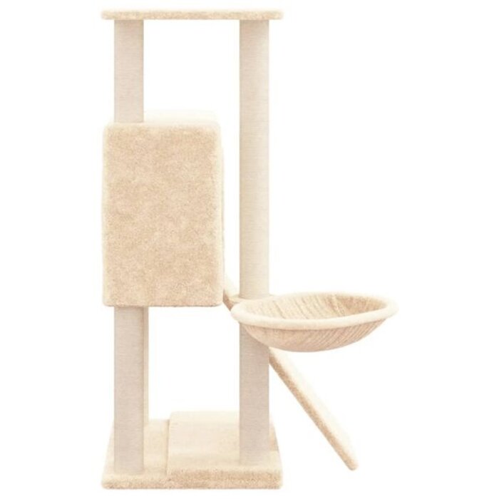 Vidaxl Drapak dla kota 96 cm kremowy - 68% taniej