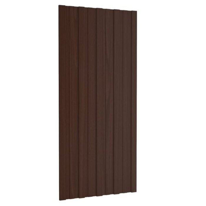 Panele dachowe stalowe 100x45cm brązowe 12 szt. - 67% taniej