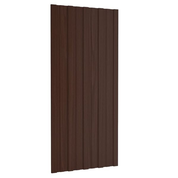 Panele dachowe stalowe 100x45cm brązowe 12 szt. - 67% taniej