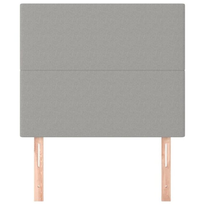Vidaxl Zestaw 2 zagłówków 80x78/88 cm jasnoszary - 69% taniej
