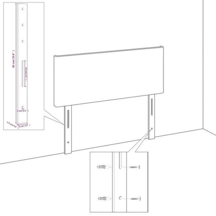 Vidaxl Zestaw 2 zagłówków 80x78/88 cm jasnoszary - 69% taniej