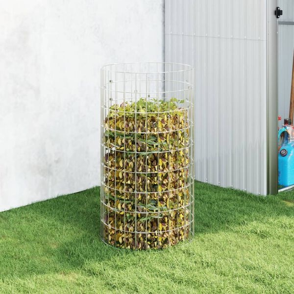 Vidaxl Stalowy kompostownik ogrodowy 100 cm - 70% taniej