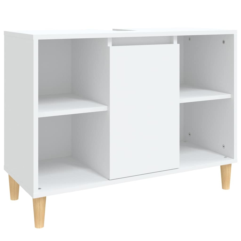 Szafka pod umywalkę 80x33x60 cm, biała - 79% taniej