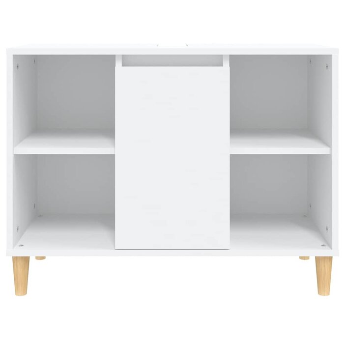 Szafka pod umywalkę 80x33x60 cm, biała - 79% taniej