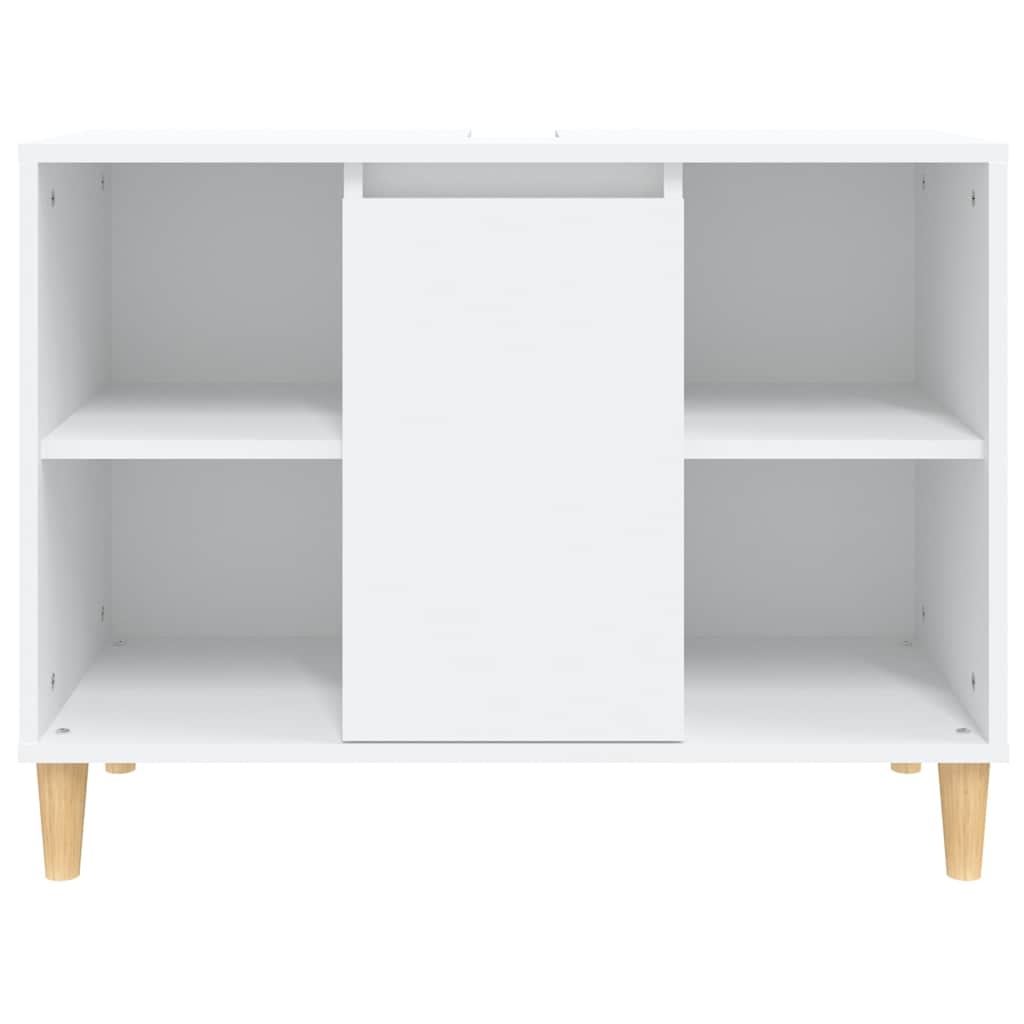 Szafka pod umywalkę 80x33x60 cm, biała - 79% taniej