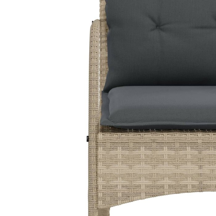 Vidaxl Fotel bujany z technorattanu jasnoszary 60x87x80cm - 71% taniej