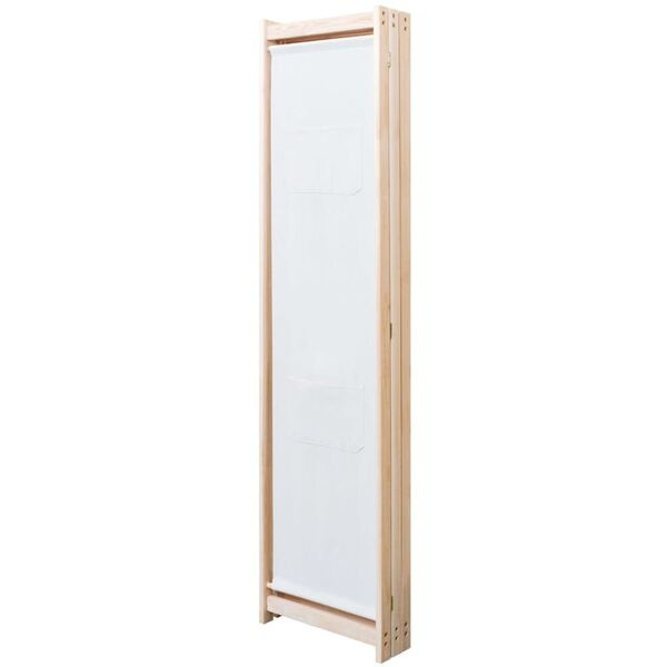 Vidaxl Parawan pokojowy 3-panelowy 120x170cm kremowy - 69% taniej