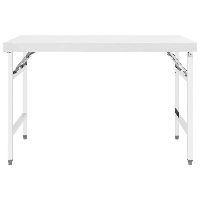 Składany stół roboczy ze stali nierdzewnej 120x60 cm - 79% taniej