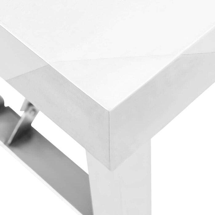 Składany stół roboczy ze stali nierdzewnej 120x60 cm - 79% taniej
