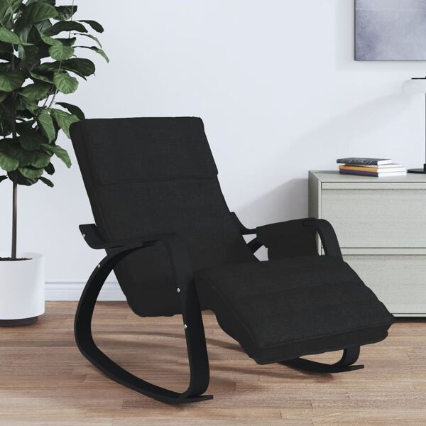 Vidaxl Elegancki fotel bujany czarny - 74% taniej