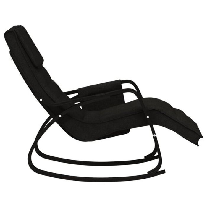 Vidaxl Elegancki fotel bujany czarny - 74% taniej