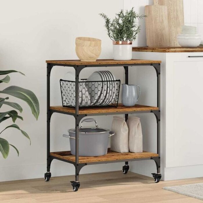 Vidaxl Wózek kuchenny industrialny 60x41x76 cm - 71% taniej