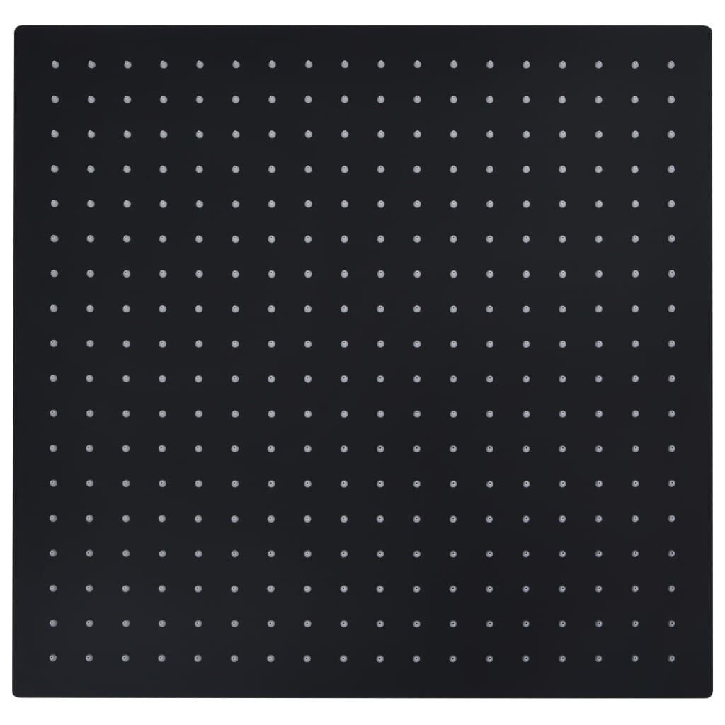 Czarna deszczownica kwadratowa 50x50 cm - 69% taniej