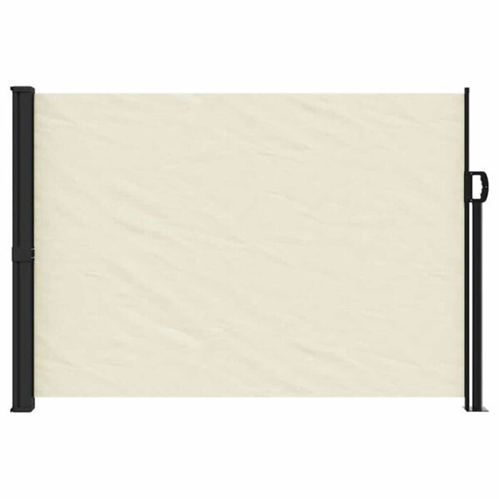 Vidaxl Wysuwana osłona boczna balkonowa 140x500 cm kremowa - 71% taniej
