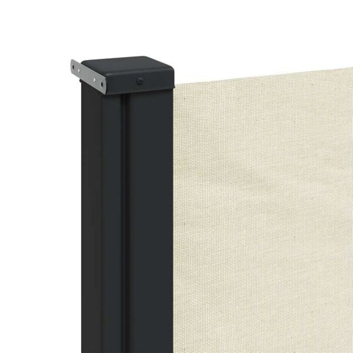 Vidaxl Wysuwana osłona boczna balkonowa 140x500 cm kremowa - 71% taniej