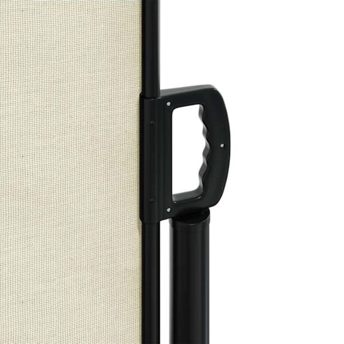 Vidaxl Wysuwana osłona boczna balkonowa 140x500 cm kremowa - 71% taniej