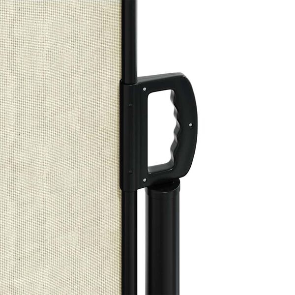 Vidaxl Wysuwana osłona boczna balkonowa 140x500 cm kremowa - 71% taniej