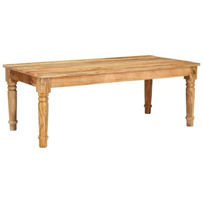 Vidaxl Stolik kawowy z litego drewna mango 100x55 cm - 74% taniej