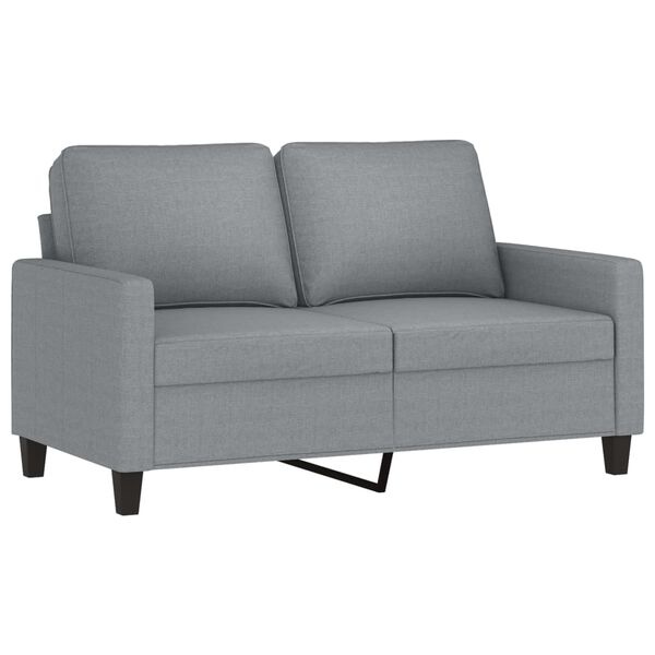 Dwuosobowa sofa 120 cm jasnoszara - 80% taniej