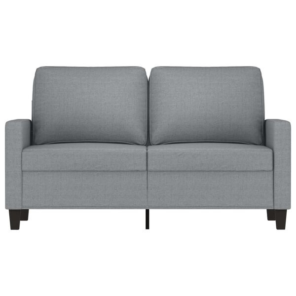 Dwuosobowa sofa 120 cm jasnoszara - 80% taniej