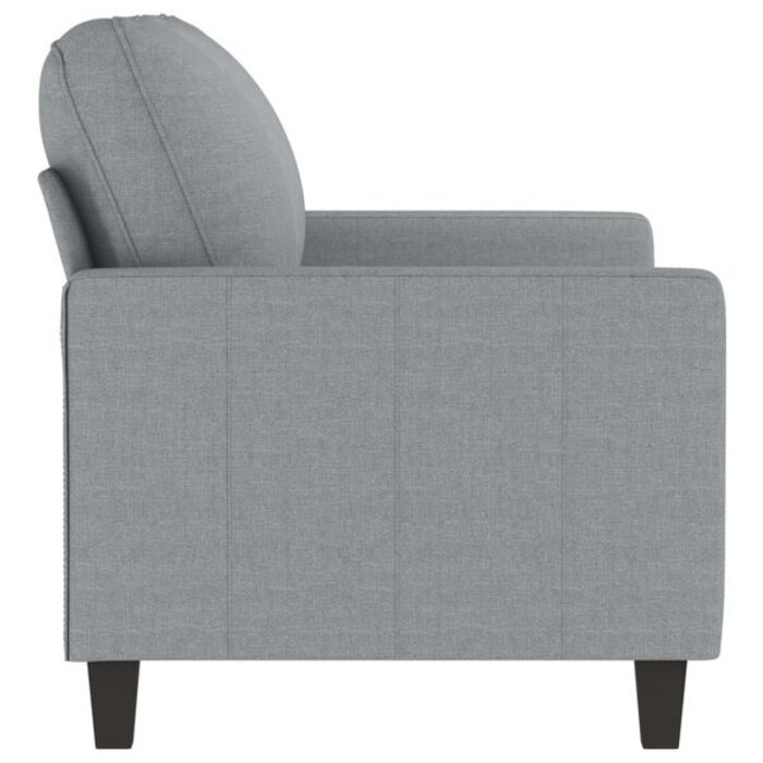Dwuosobowa sofa 120 cm jasnoszara - 80% taniej