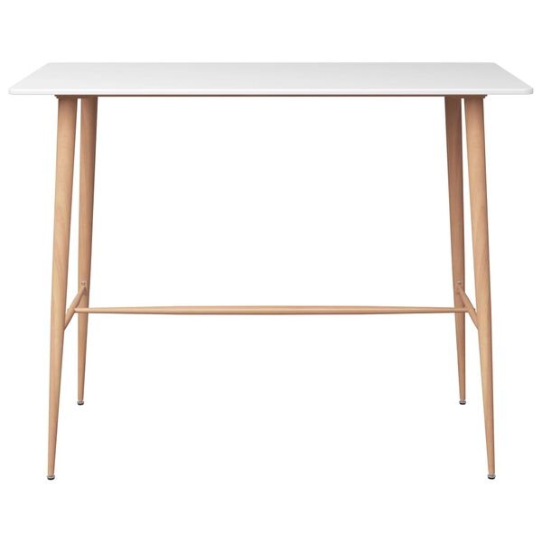 Vidaxl Nowoczesny stół barowy 120x60x105 cm biały - 77% taniej