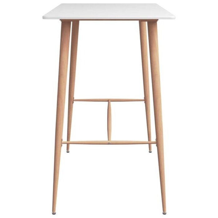 Vidaxl Nowoczesny stół barowy 120x60x105 cm biały - 77% taniej
