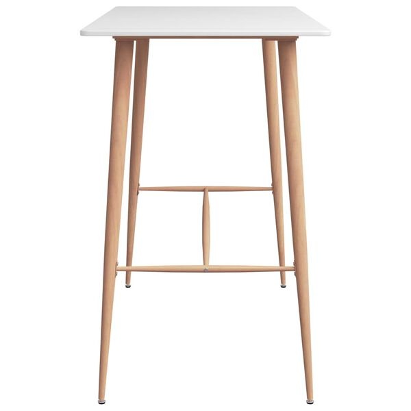 Vidaxl Nowoczesny stół barowy 120x60x105 cm biały - 77% taniej
