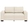 Dwuosobowa sofa 140 cm lniana - 74% taniej