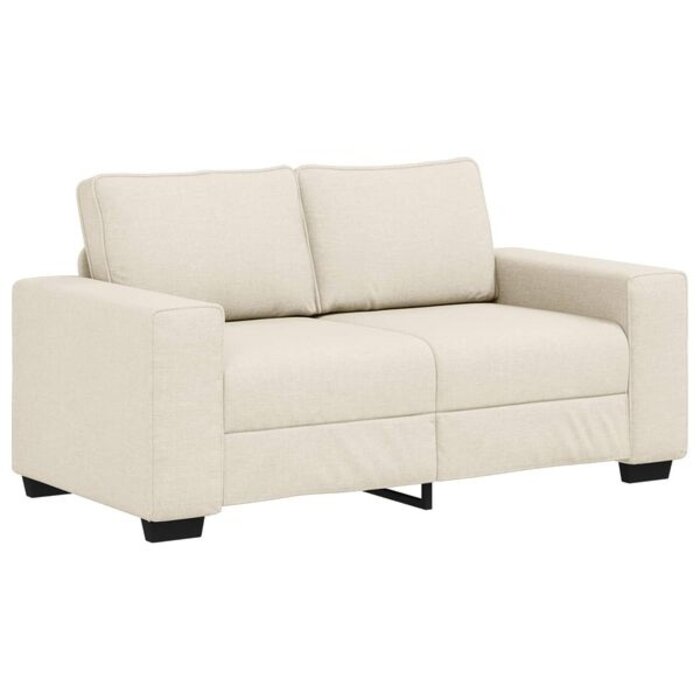 Dwuosobowa sofa 140 cm lniana - 74% taniej