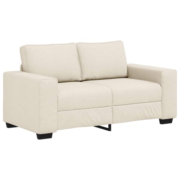 Dwuosobowa sofa 140 cm lniana - 74% taniej