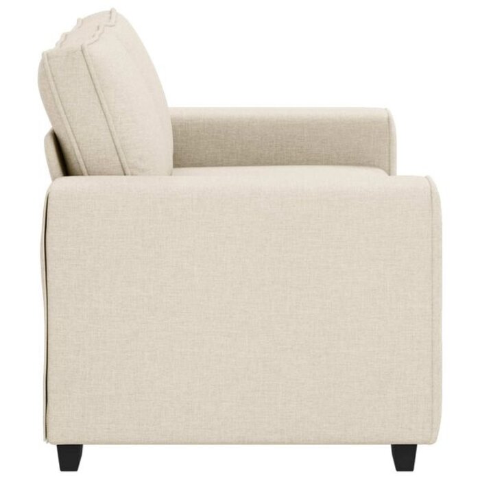 Dwuosobowa sofa 140 cm lniana - 74% taniej